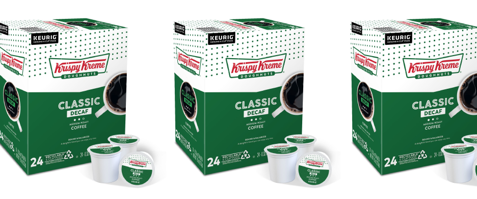 Krispy Kreme Classic Decaf K-Cup banner