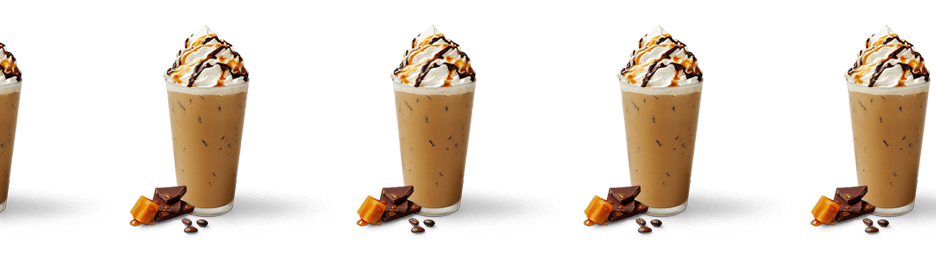 Iced Caramel Mocha Specialty Latte banner