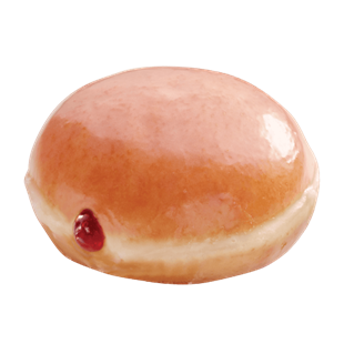 Picture of Glazed Raspberry Filled Doughnut