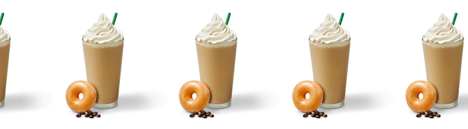 Frozen Original Glazed® Specialty Latte banner