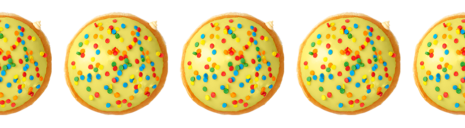 Cake Batter Doughnut banner