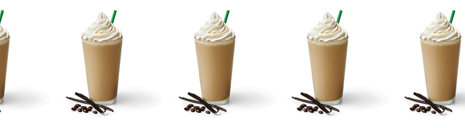 Frozen Vanilla Specialty Latte banner