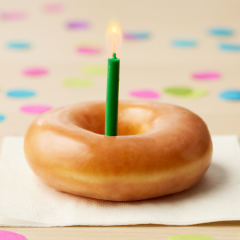 a sweet birthday from us