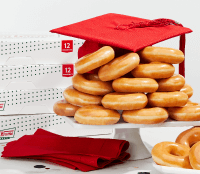 Graduation stacked doughnuts